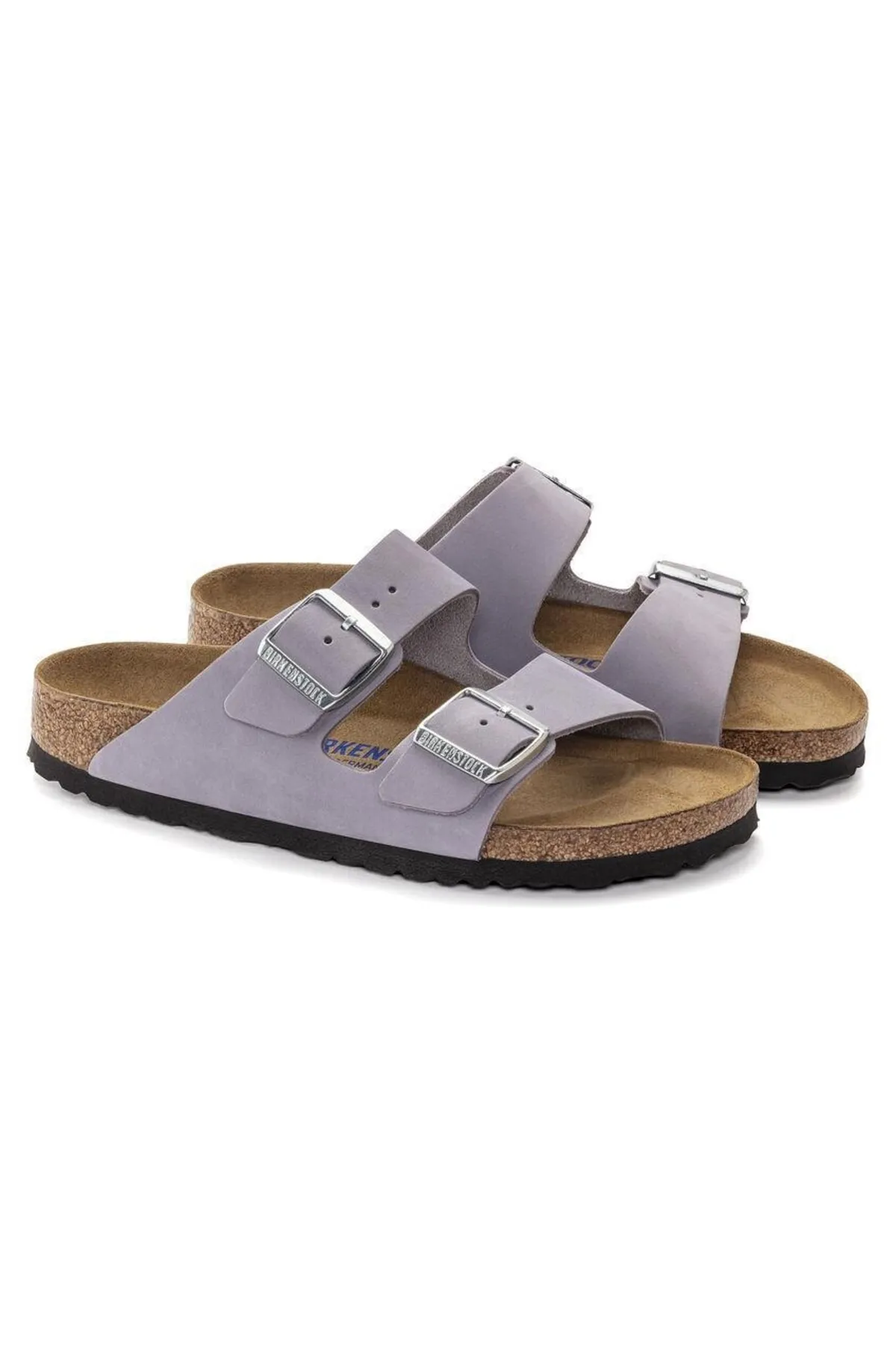 Birkenstock  Pantolette - Lila - Flacher Absatz