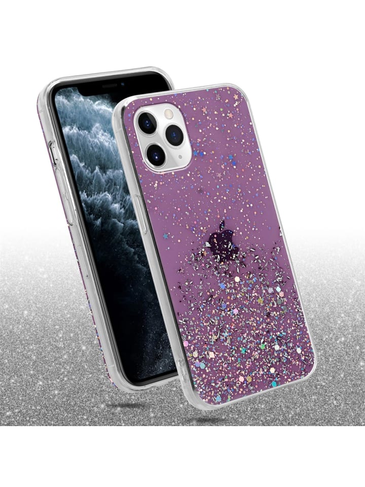 cadorabo Hülle für Apple iPhone 11 Glitter in Lila mit Glitter günstig kaufen iPhone 11