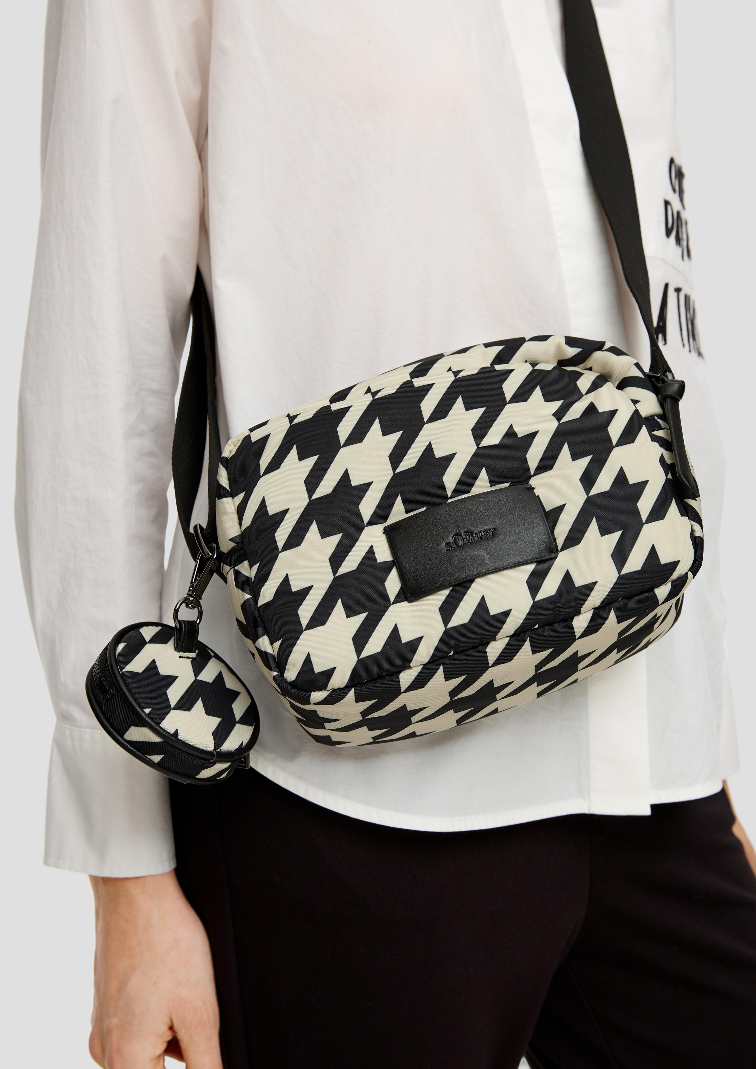 Crossbody Bag mit Hahnentritt-Muster  2139312-99R3