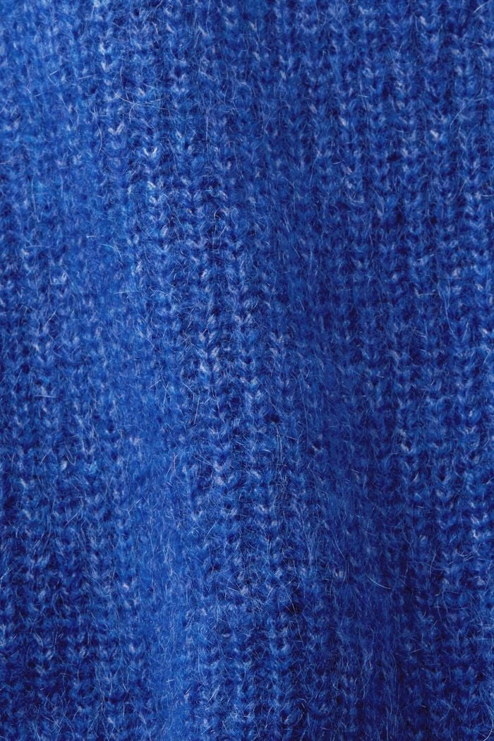 Rollkragen Poncho mit offenen Seiten