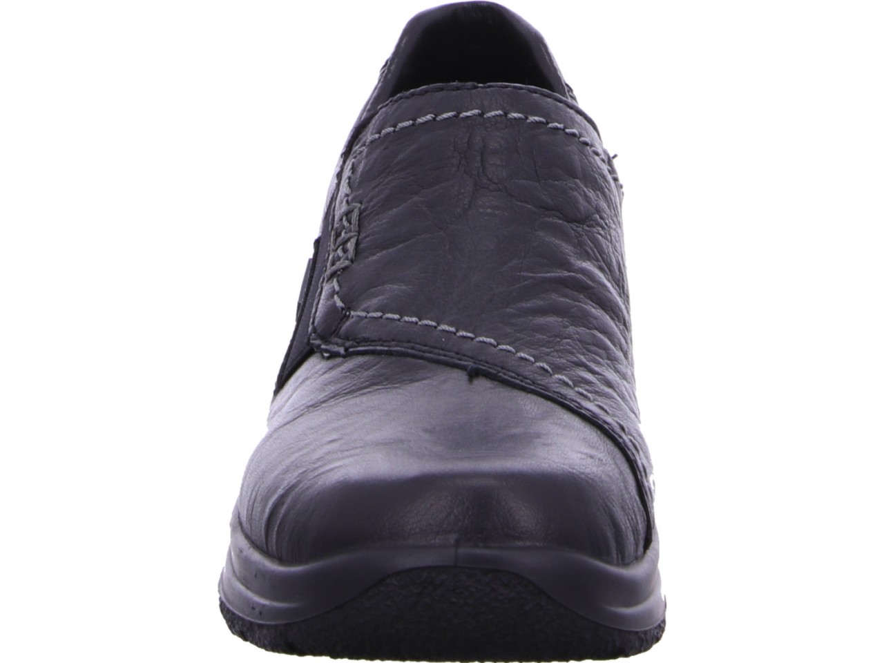 RIEKER Sportliche Slipper schwarz