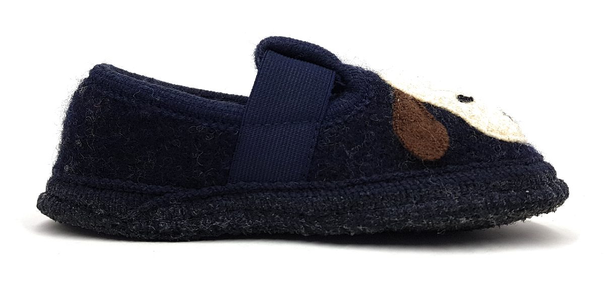 Haflinger Slipper Pets 623073/79 Blau 79 Kapitän
