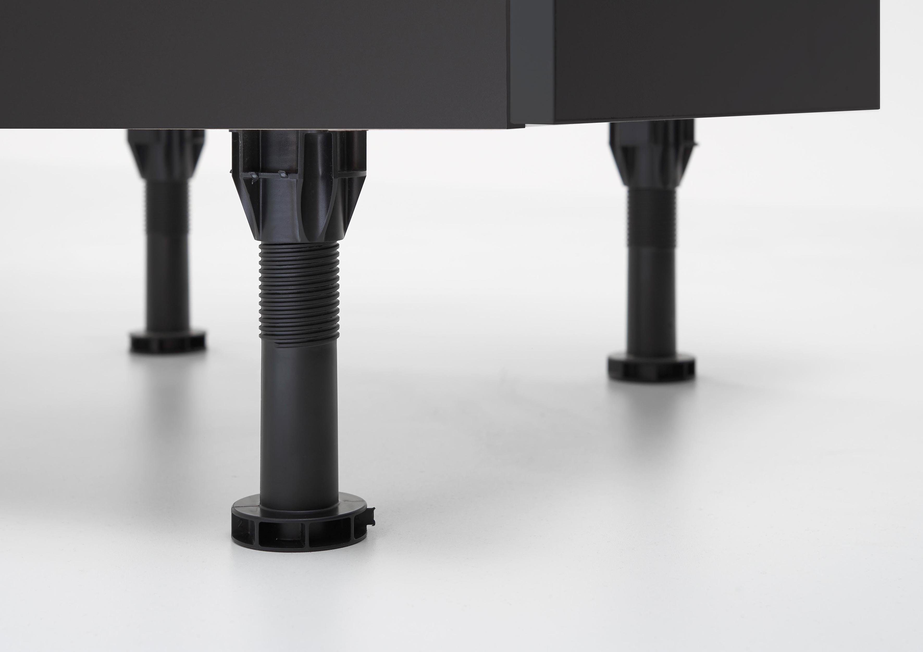 OPTIFIT Winkelküche Aken, mit E-Geräten, Stellbreite 200 x 270 cm