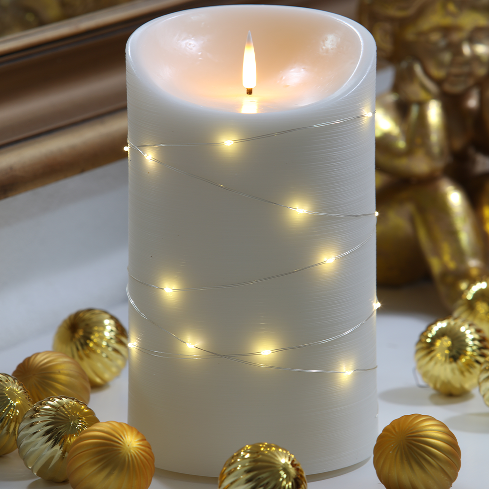 ELEPHANT CANDLE LED Outdoor Echtwachskerze 