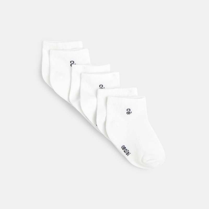 Socquettes blanches (lot de 3) bébé garçon