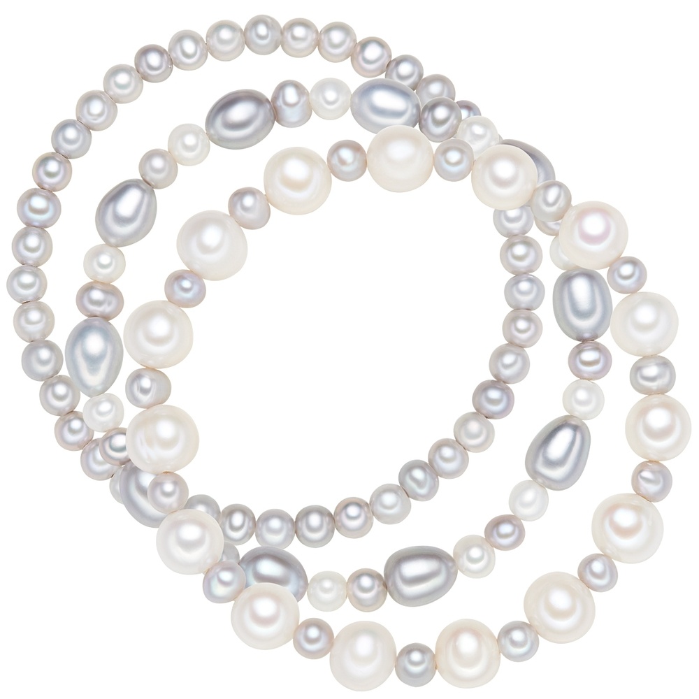 Valero Pearls Bracelet en perles Perle de culture d'eau douce Perle de culture d'eau douce en G Bracelet
