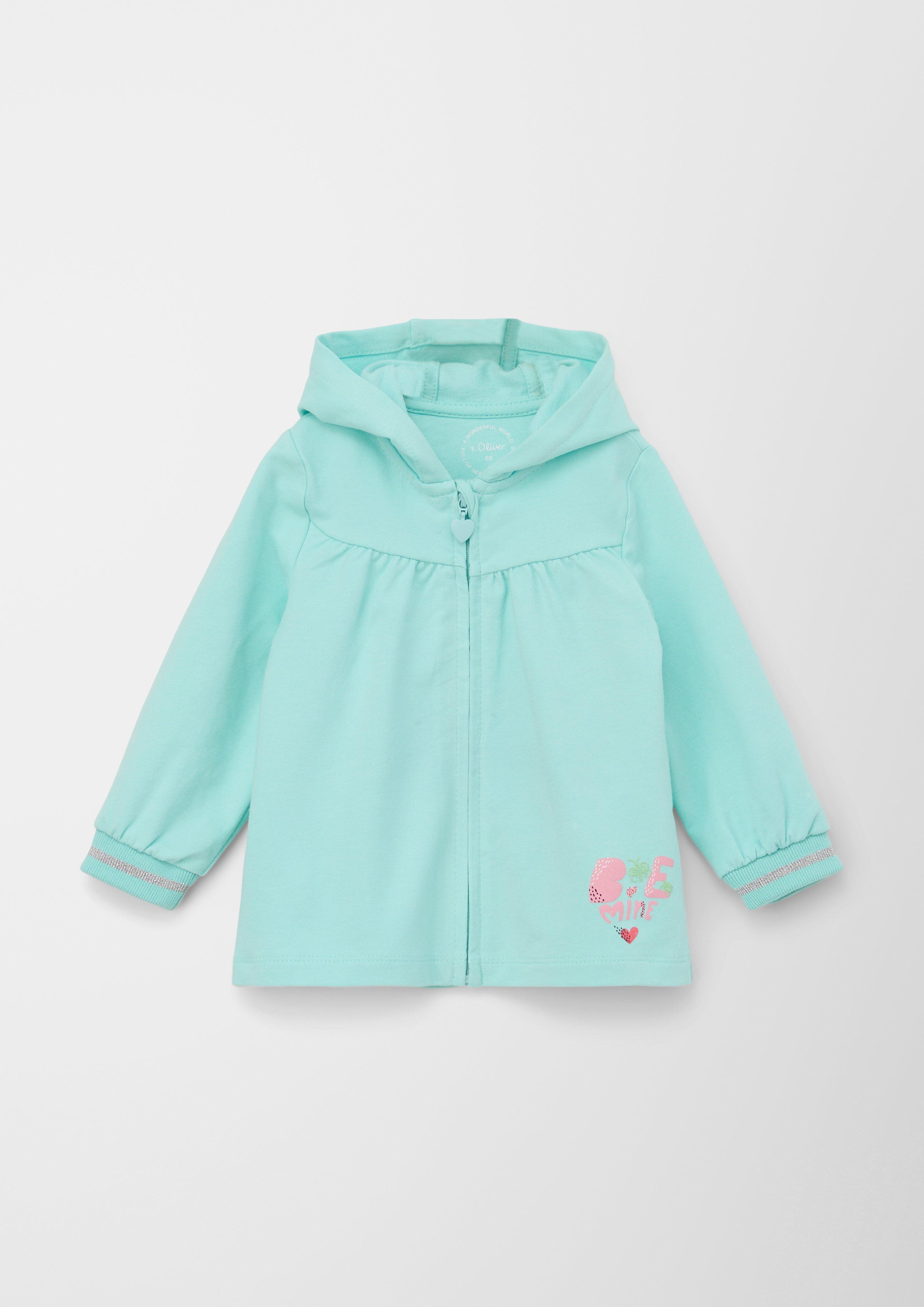 Sweatshirt Jacke mit Glitzer-Details  2130624-6006