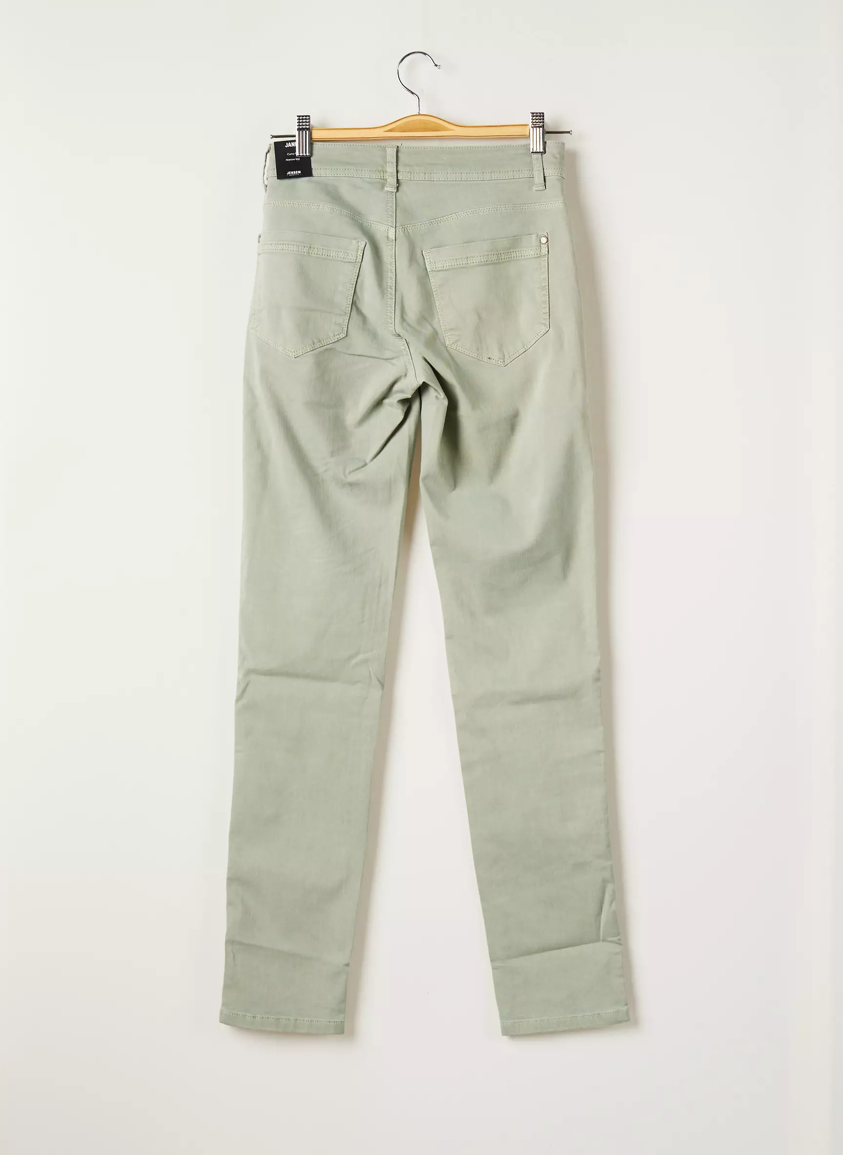 Jensen Pantalons Droits Femme couleur vert