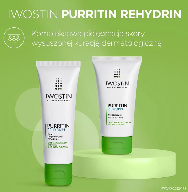 Iwostin Purritin Rehydrin krema za obnavljanje vlage