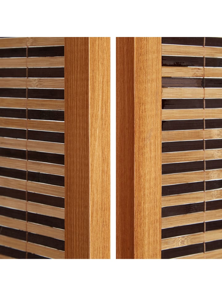 Homestyle4u 6-tlg. Paravent in Braun 264x175 günstig kaufen onesize
