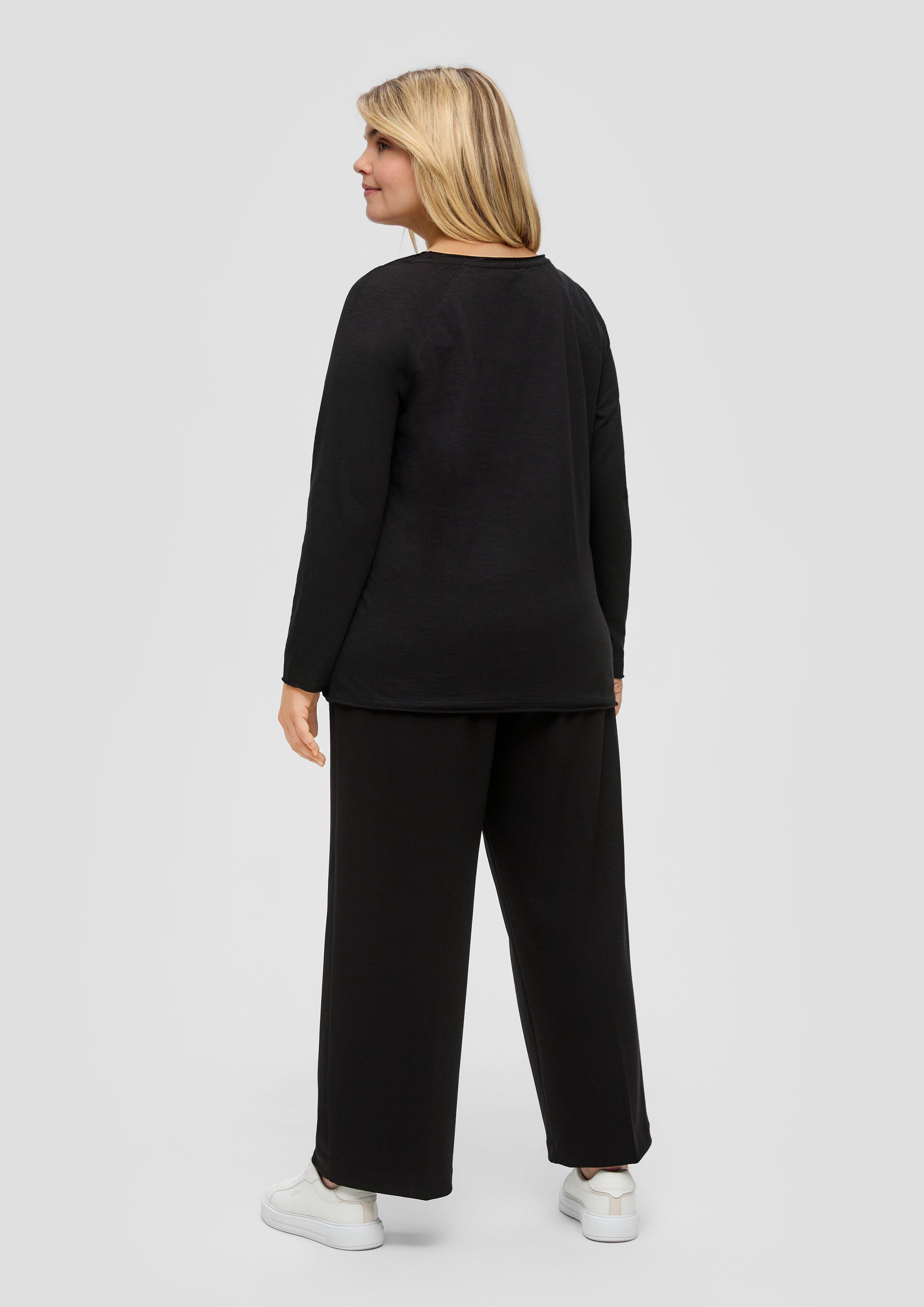 Longsleeve mit Flammgarn-Struktur  2149227-9999