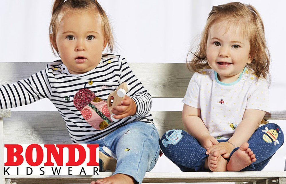 BONDI Strickjacke Baby Mädchen Strickjacke 'Jungle' 86604, Olivgrün