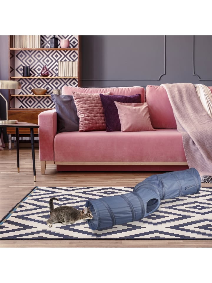 relaxdays Katzentunnel in Grau günstig kaufen onesize