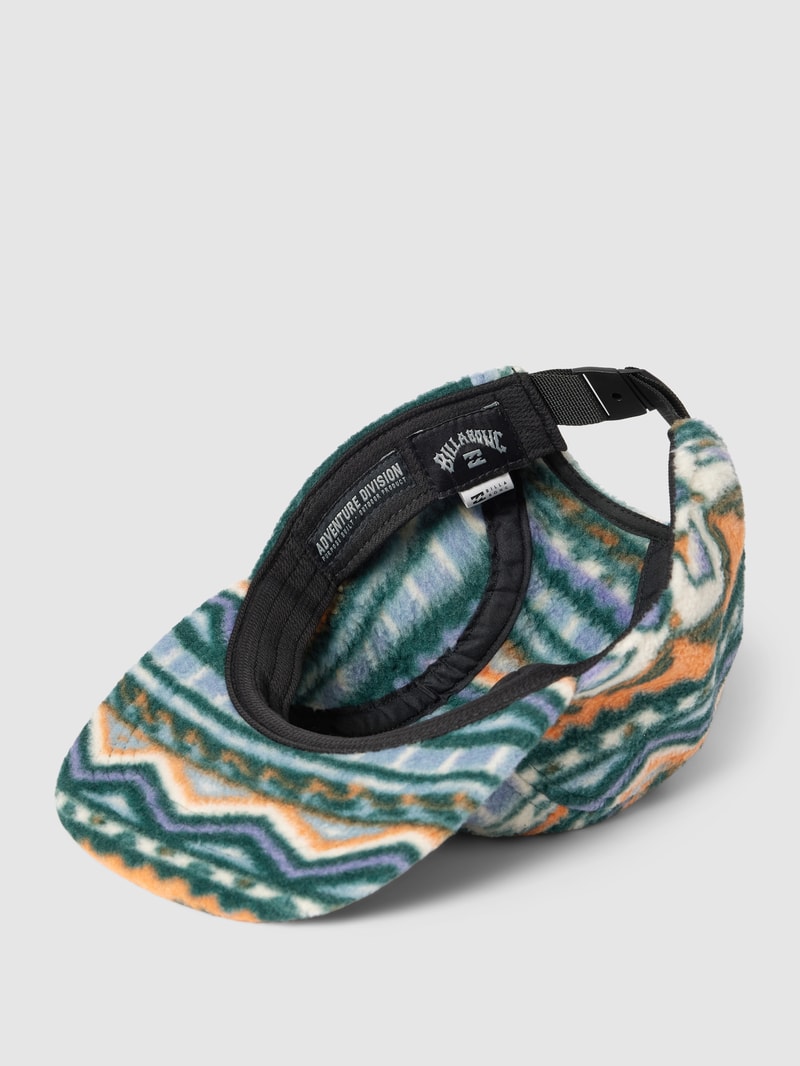 Basecap mit Allover-Muster Modell 'ADIV' in bleu