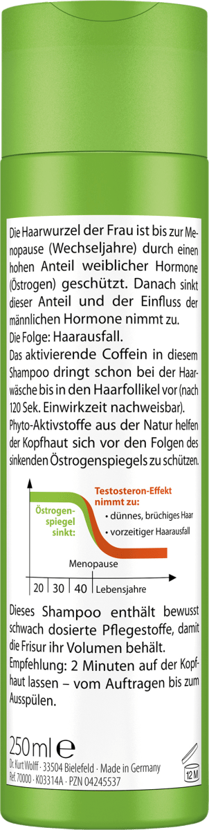 Shampoo Phyto-Coffein Feines Haar, 250 ml