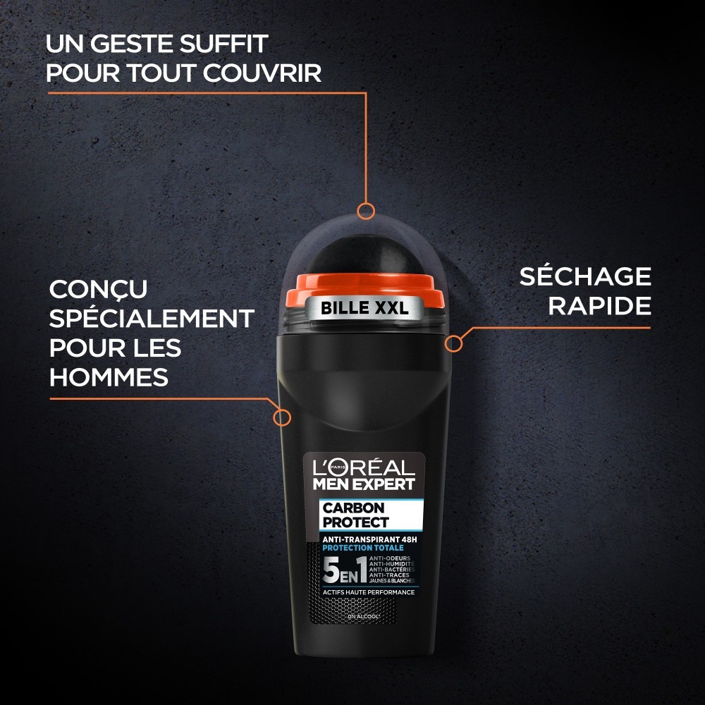 L'Oréal Men Expert Carbon Protect 5-u-1 roll-on dezodorans