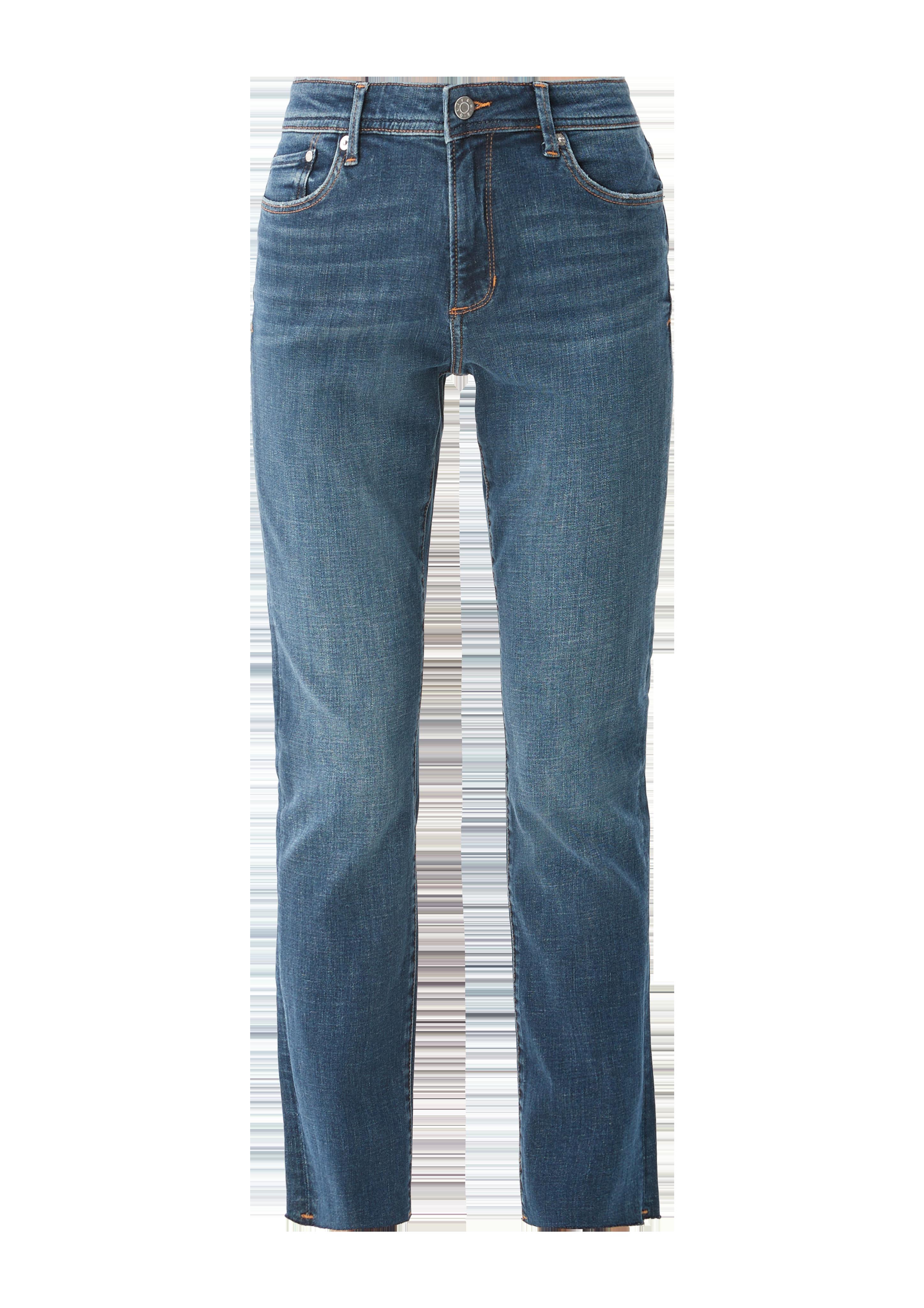 Cropped-Jeans Betsy / Slim Fit / Mid Rise / Straight Leg  EME  2122733-57Z5