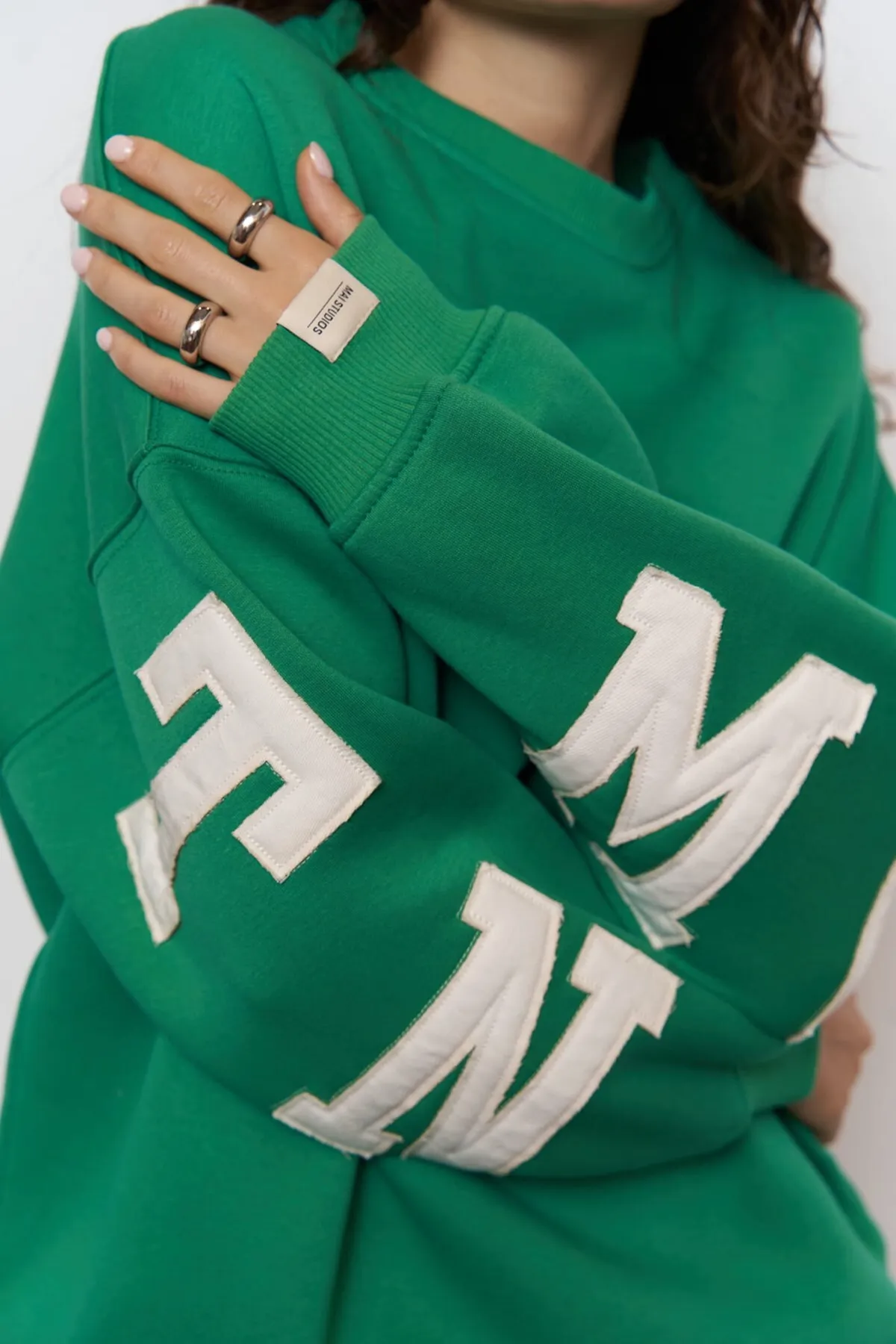 MAİ COLLECTİON  Saddle Mcllctn Benetton Oversize-Sweatshirt