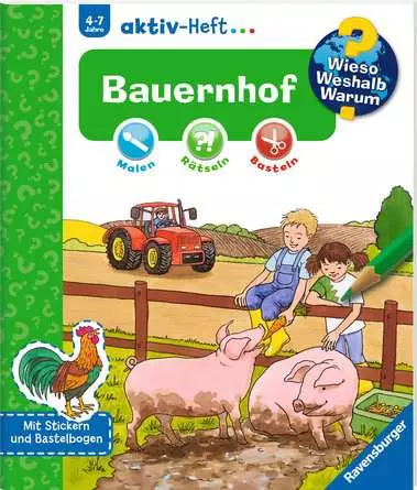 Ravensburger Wieso? Weshalb? Warum? aktiv-Heft: Bauernhof