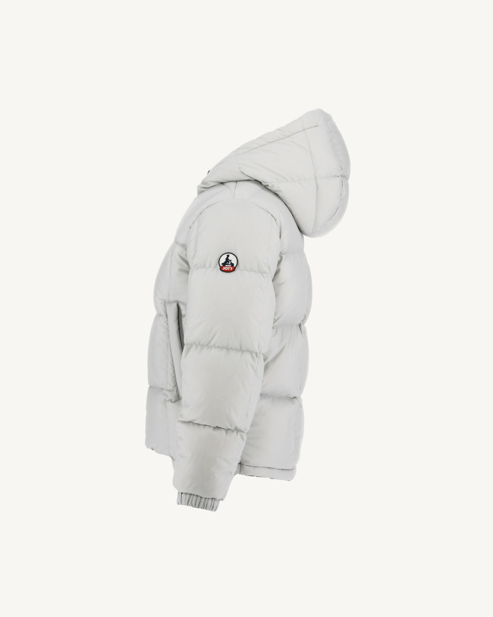 Doudoune réversible à capuche enfant Anthracite/Gris acier Yoko 2.0