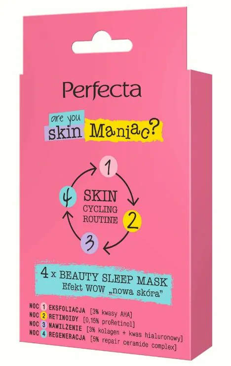 Perfecta Beauty Skin Cycling Mask-sæt i æske