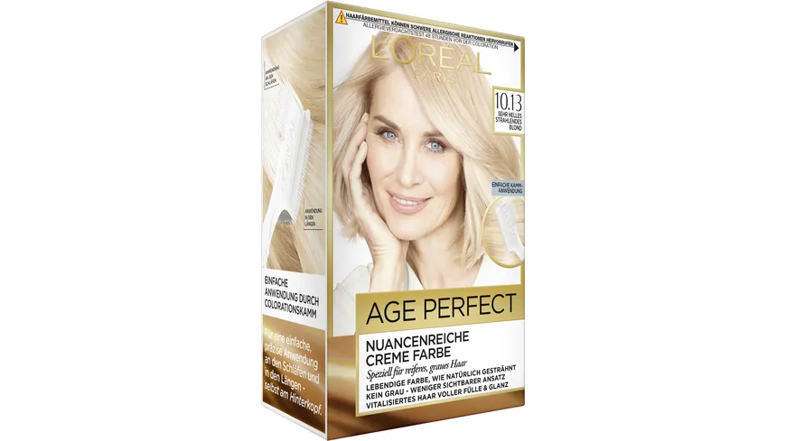 L'Oréal Paris Age Perfect Creme Farbe 10.13 - sehr helles strahlendes blond