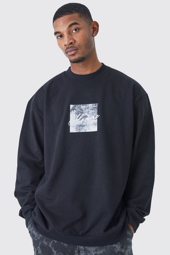 Tall Oversize Sweatshirt mit Stickerei