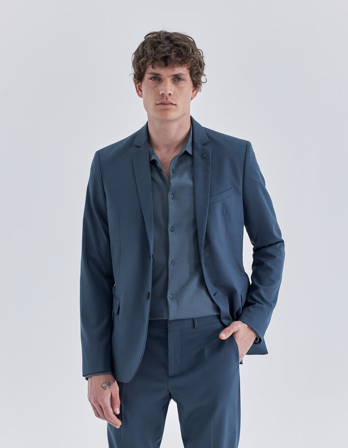 Veste de costume acier twill TRAVEL SUIT Homme