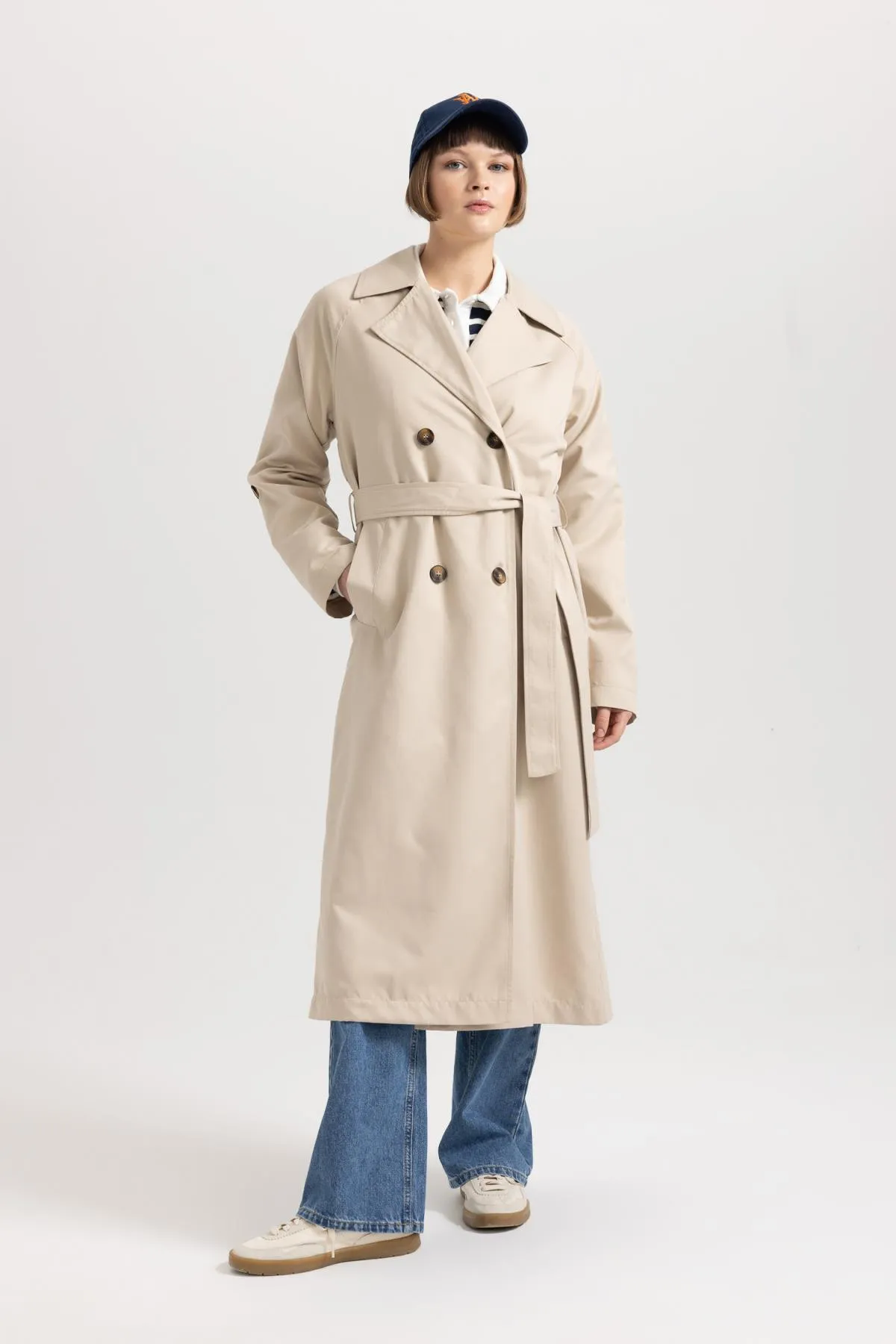 DeFacto  Wasserdichter Relaxed Fit Trenchcoat Z5493az24sp