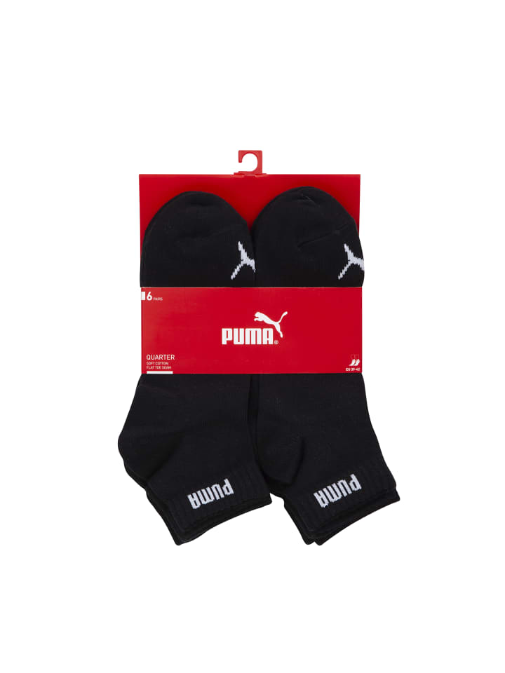 Puma Socken ELEMENTS QUARTER 6P in 200 - black günstig kaufen 43-46