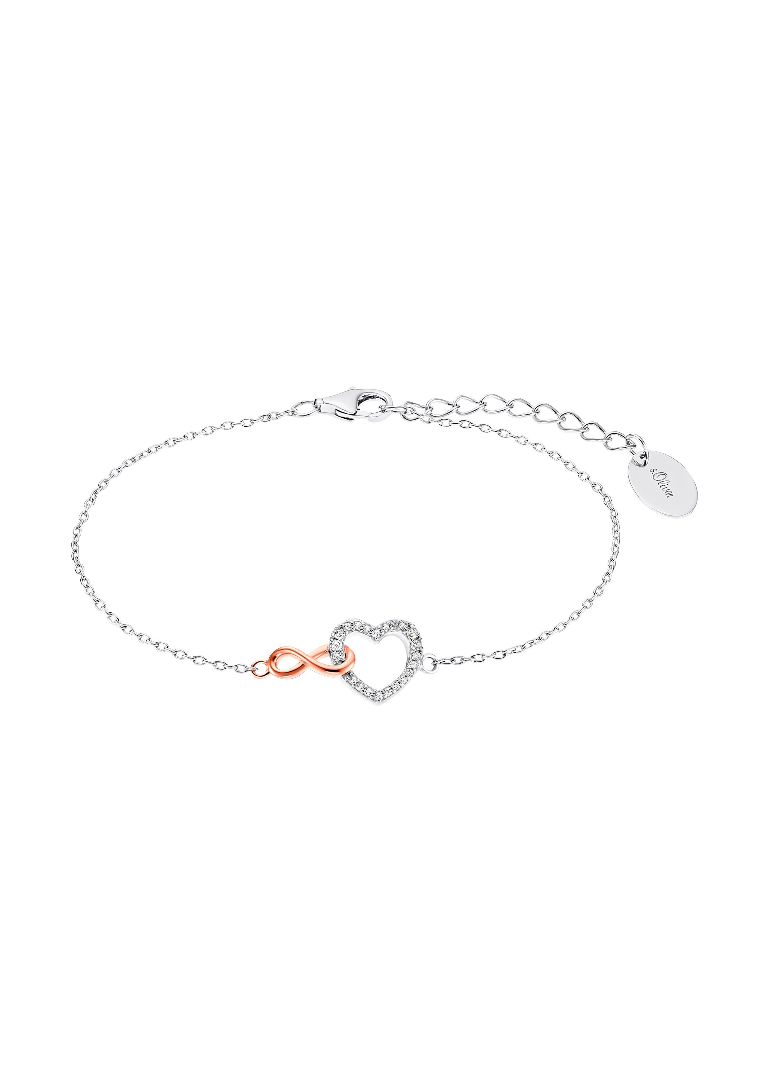 Armband rhodiniert+rosévergoldet aus Silber  6005039-92E0