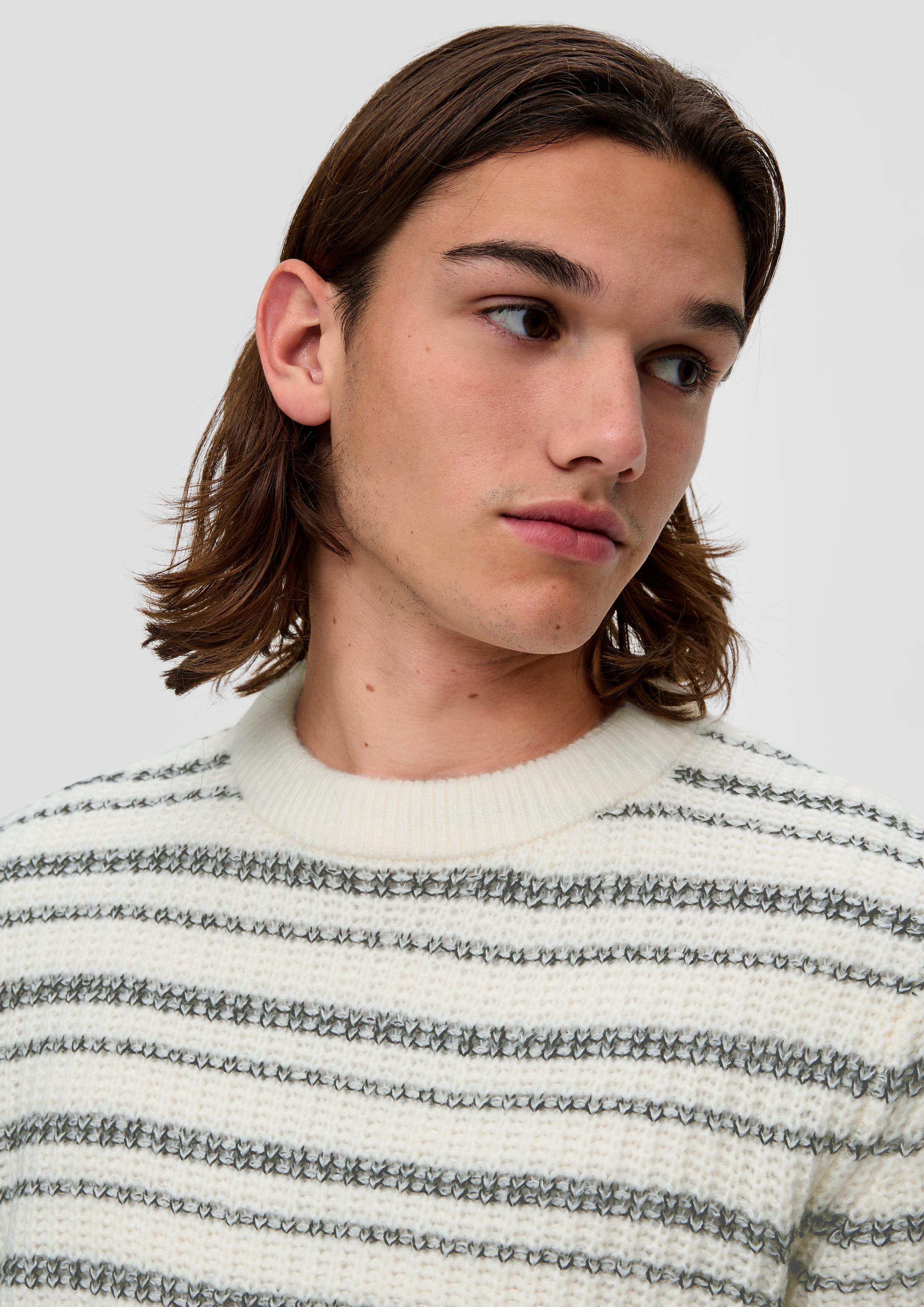 Strickpullover mit Rippstruktur  2138575-03G0