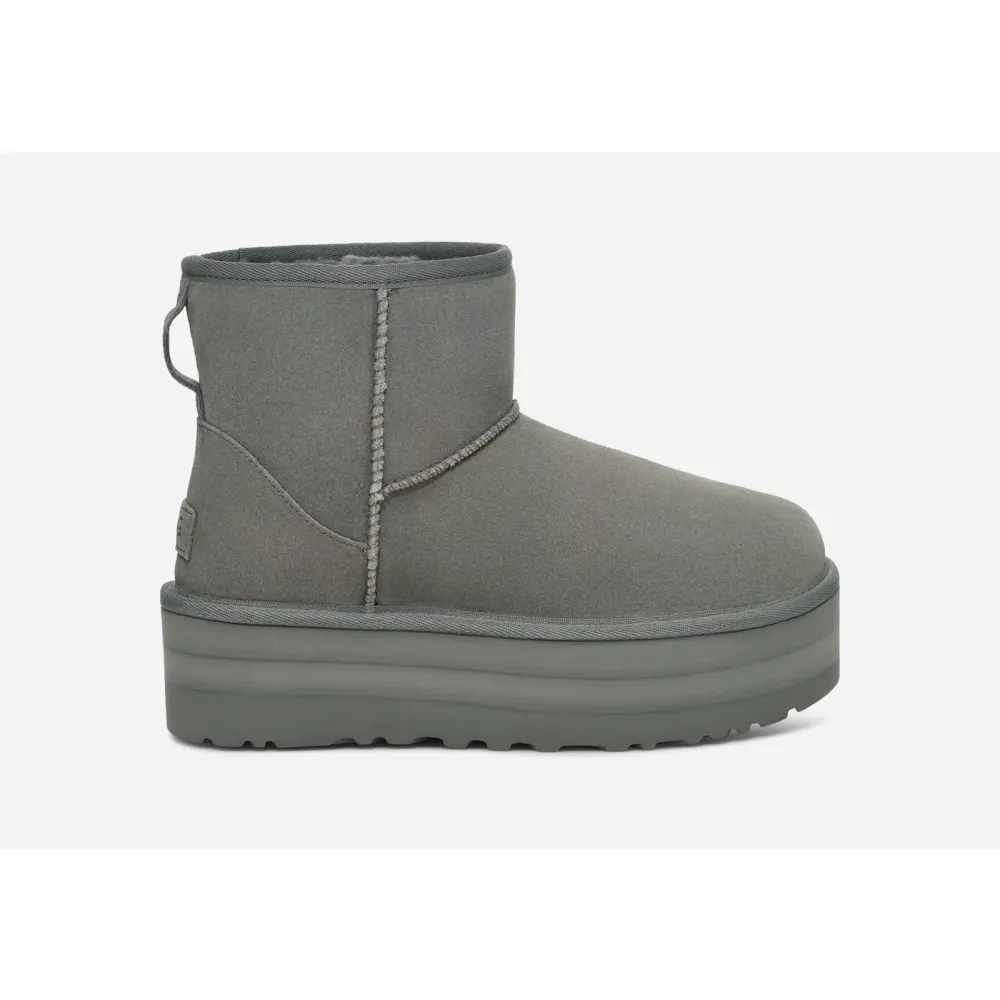 UGG W Classic Mini Platform 1134991-RNS / grau