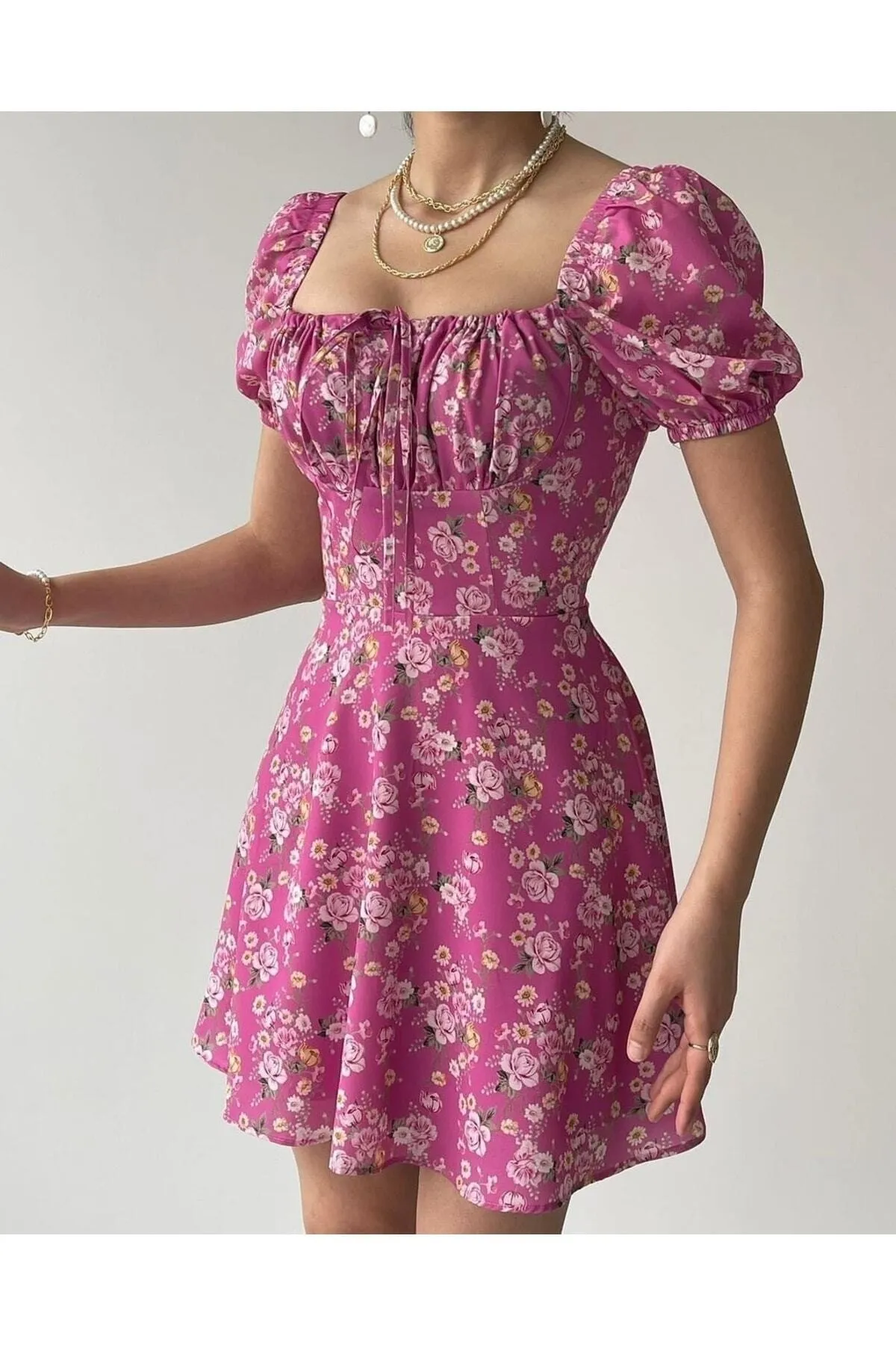 Afiş Butik  Kleid - Rosa - Mini