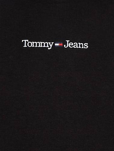 TOMMY-JEANS Damen Hoodie TJW REG SERIF LINEAR HOODIE