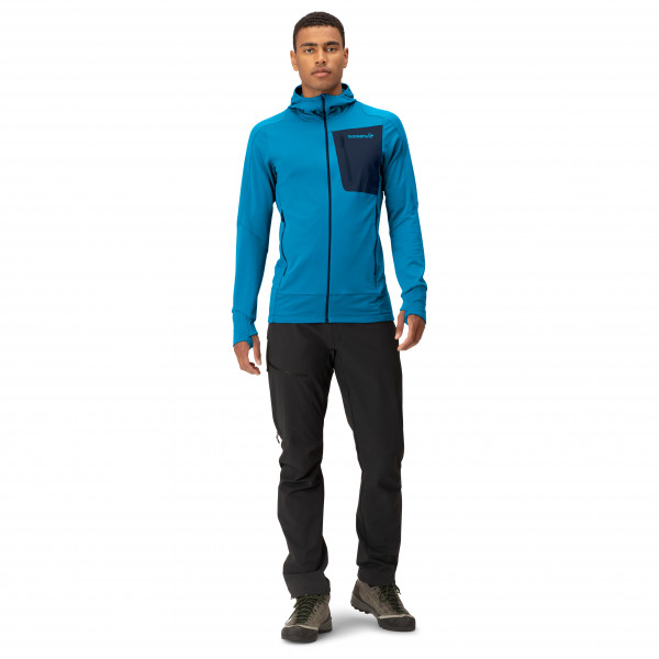 Norrøna - Falketind Power Grid Hood - Fleecejacke