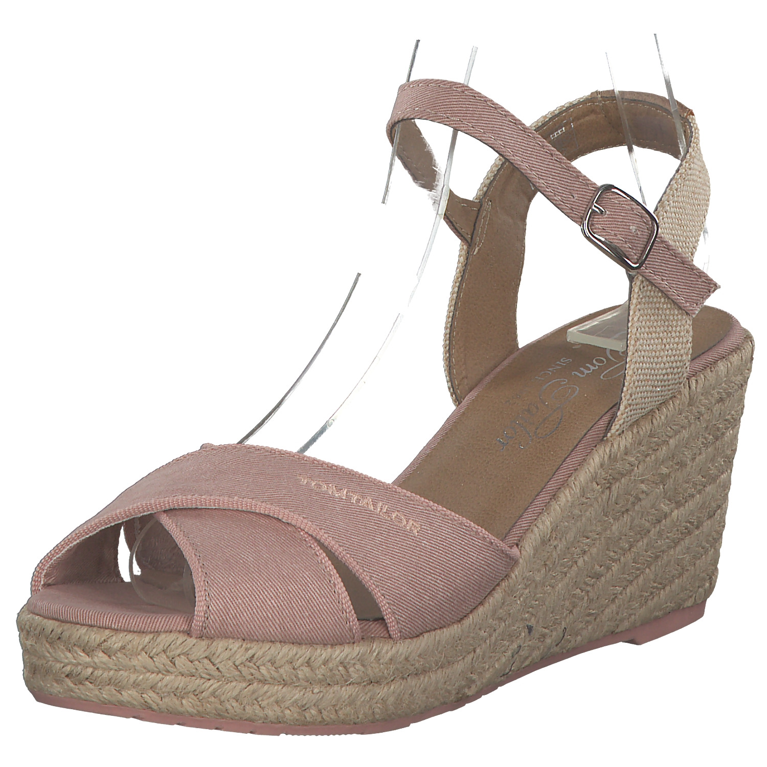 Tom Tailor 8090101, Keilsandaletten, Damen, Rosa (Rose)