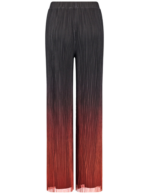 Plisseehose mit Farbverlauf