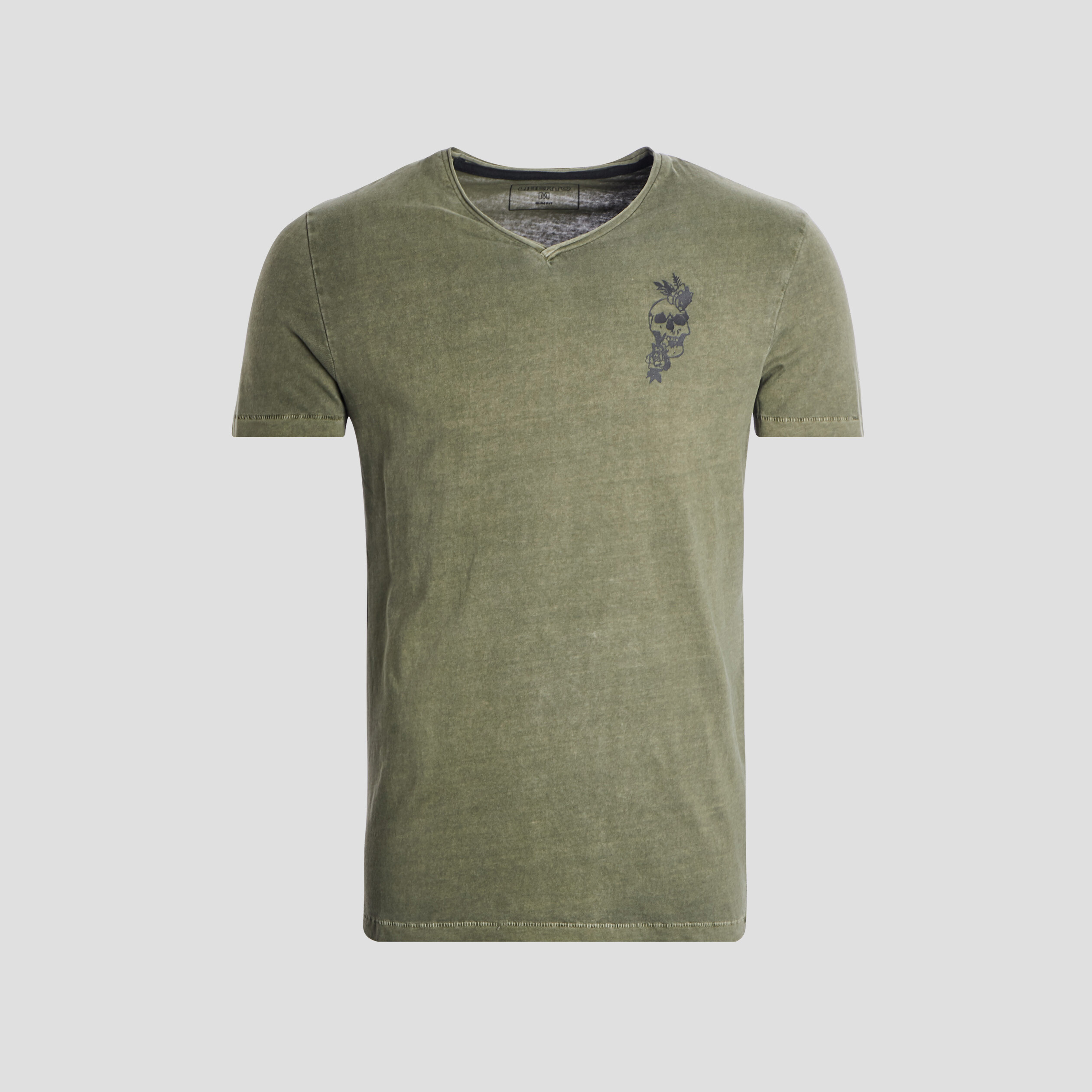 T-shirt Liberto vert kaki homme | La Halle