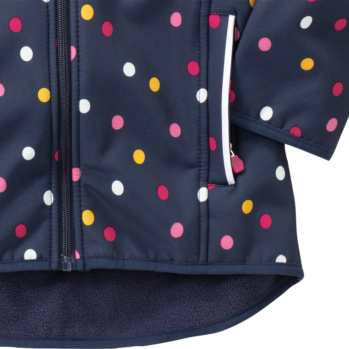 Mädchen Softshelljacke mit Fleecefutter