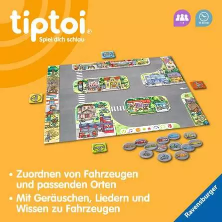 tiptoi® Fahrzeuge in der Stadt - Lernspiel ab 3 Jahren