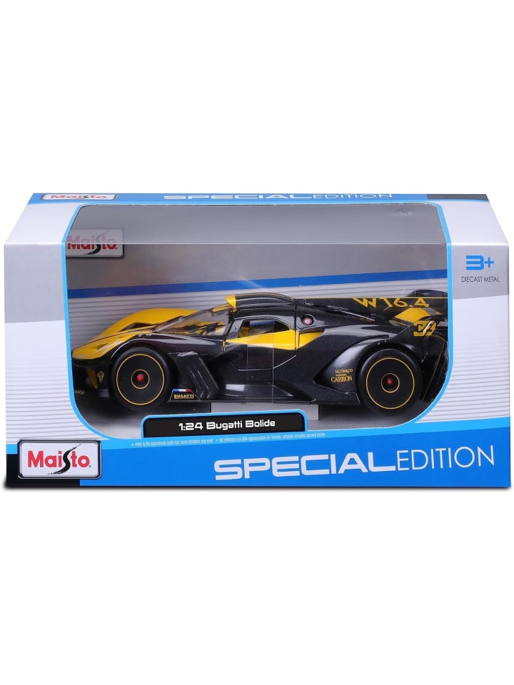 Maisto 32911 - Modellauto - Bugatti Bolide (Maßstab 1:24) in gelb günstig kaufen onesize