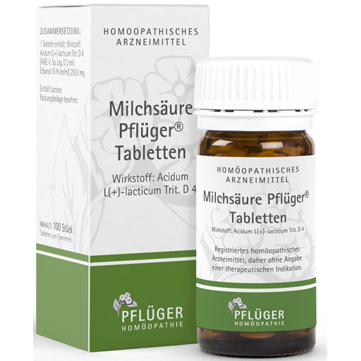 MILCHSÄURE Pflüger Tabletten  100 St  Tabletten