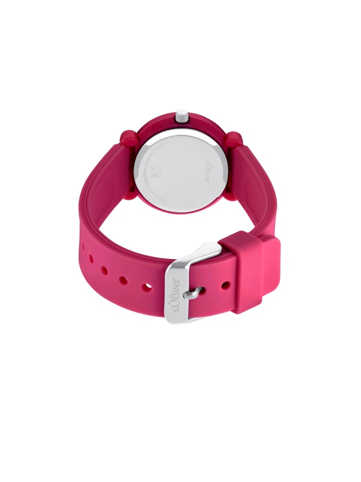 s.Oliver Quarzuhr 2036533 in Pink günstig kaufen onesize
