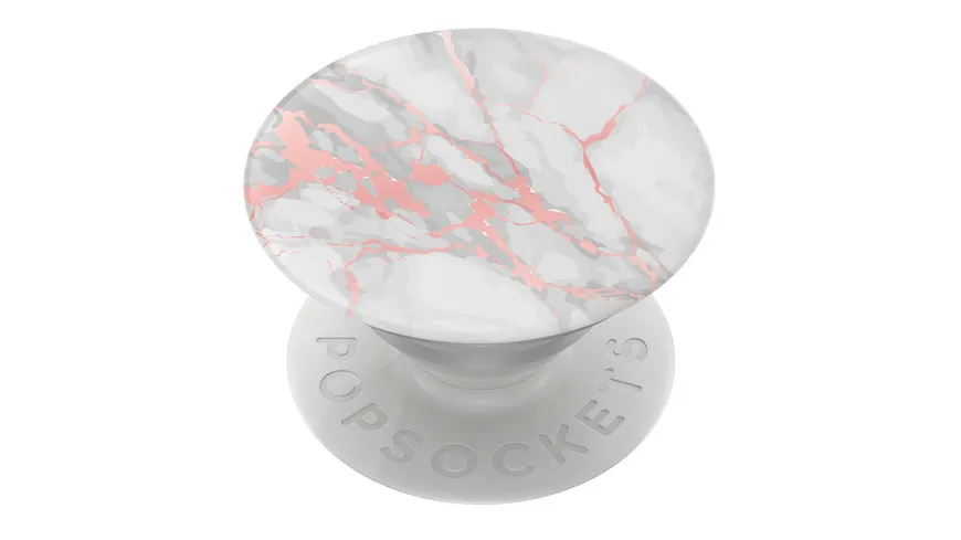 PopSockets PopGrip Rose Gold Lutz Marble