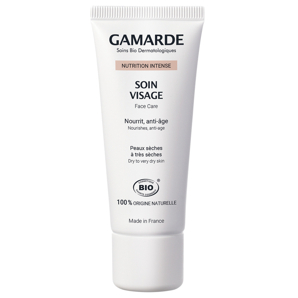 gamarde SOIN VISAGE Tube 40 ml Soin quotidien nourrissant peaux sèchesà très séches