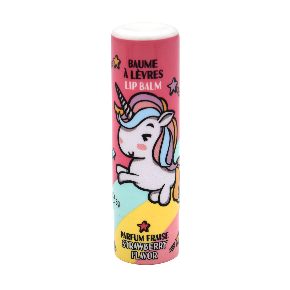 takecare Baumes à lèvre Licornes goût Fraise Baume à lèvres