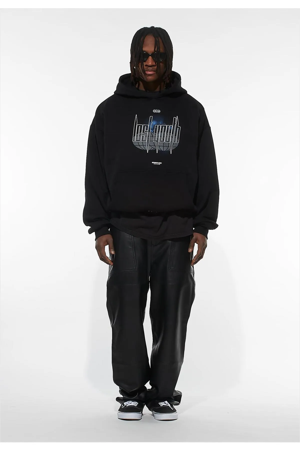 Lost Youth  Sweatshirt - Schwarz - Oversized