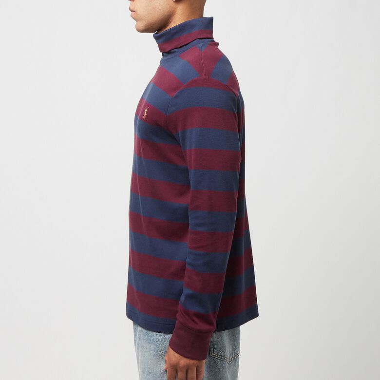 Polo Ralph Lauren Long Sleeve-Pullover harvard wine/newp ort navy
