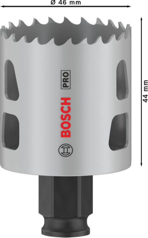 Bosch Blue Accessories 2608594385 PRO Multi Material PC Plus hole saw 46 mm